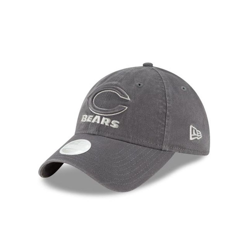 NFL Chicago Bears Womens Preferred Pick 9Twenty Adjustable (ILM0246) - Grey New Era Caps